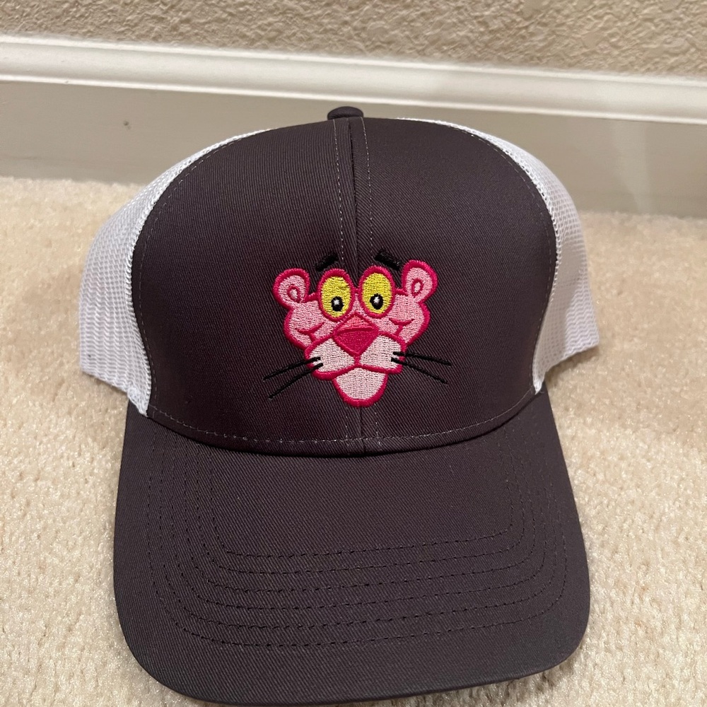 Owens Corning Roofing Pink Panther Plush Set with Cap and Football - Picture 6 of 6